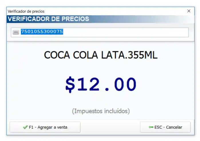 Verificador de precios