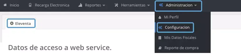 Configuración eleventa en Taecel