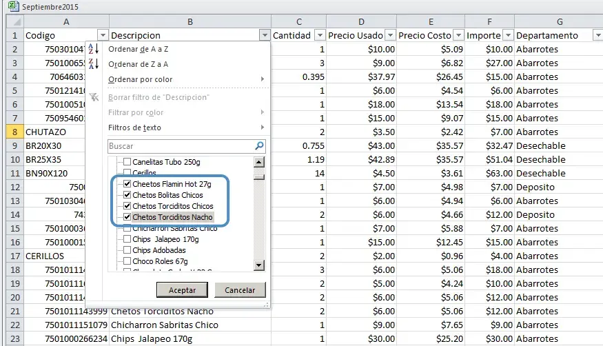 Seleccionar celdas que contengan