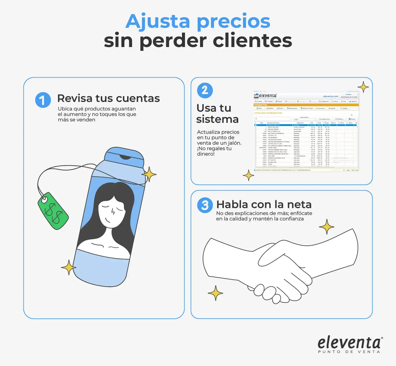 3 tips para ajustar precios