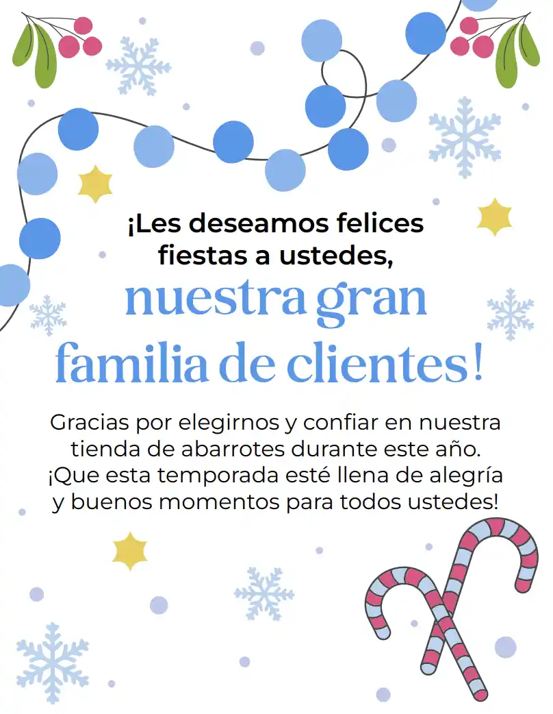 ¡Felices fiestas!