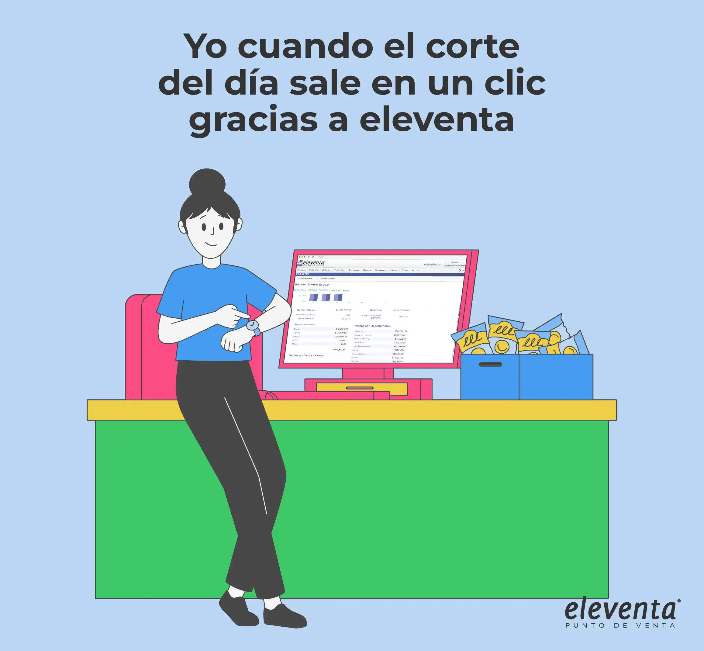 Ahorra tiempo con eleventa