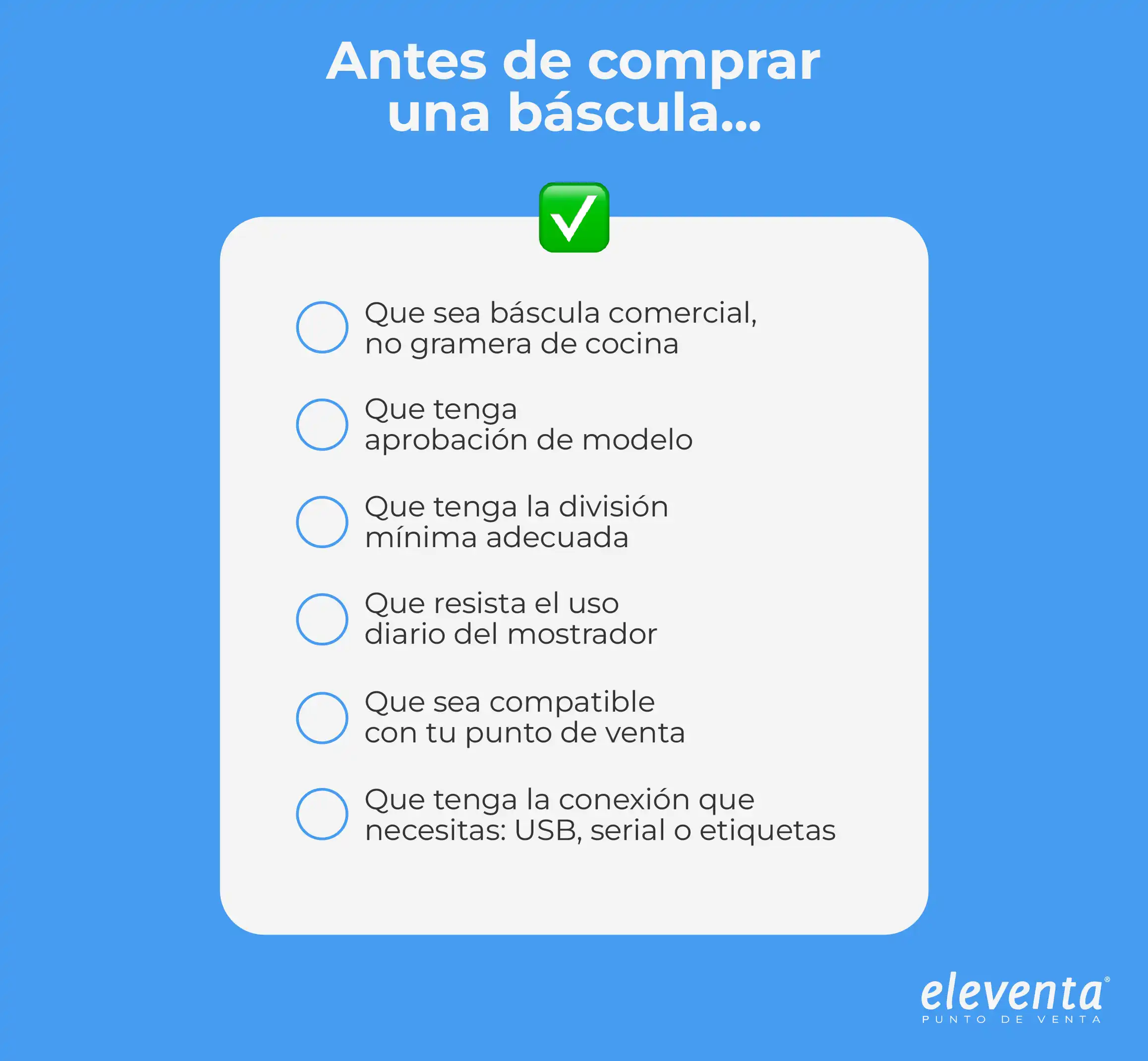 Ayuda para compra de bascula