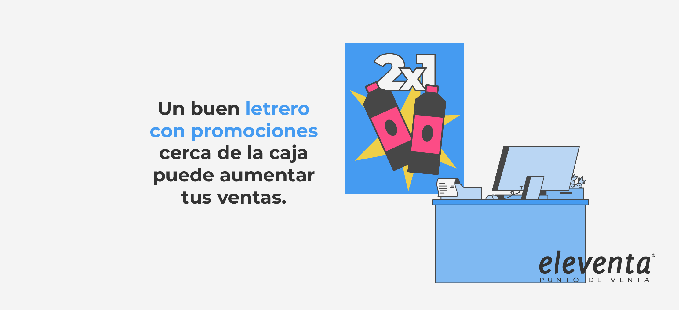 Carteles con promociones