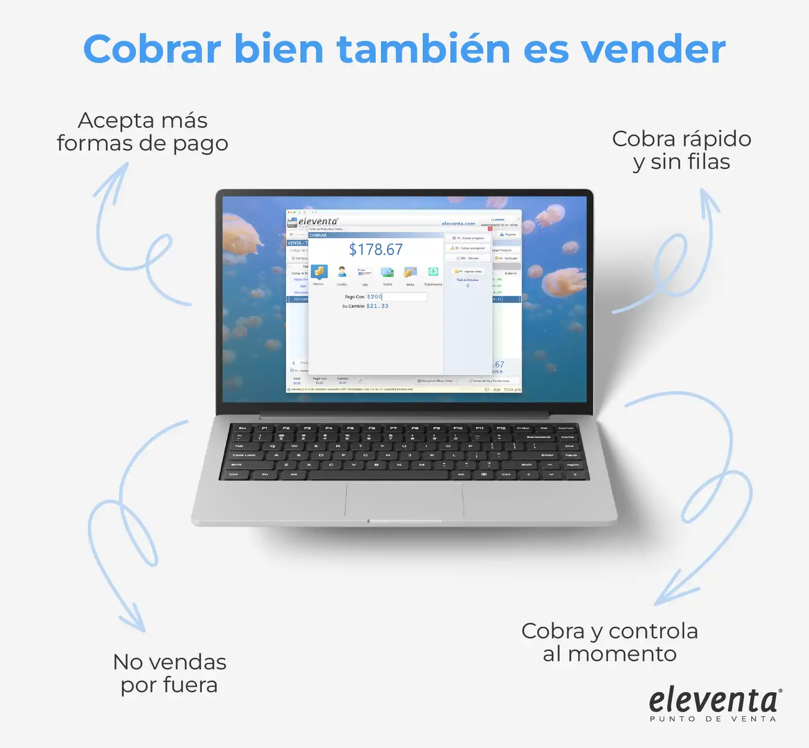 Cobra de manera eficiente