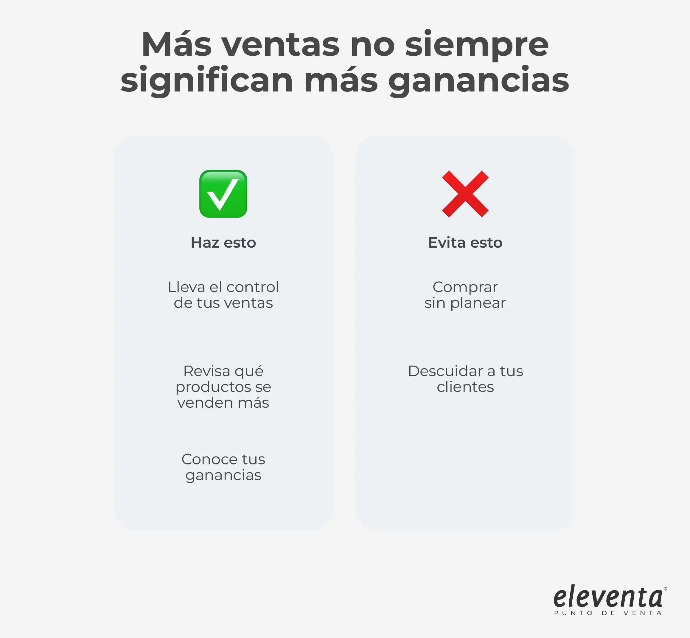 Comparativa de ganancias