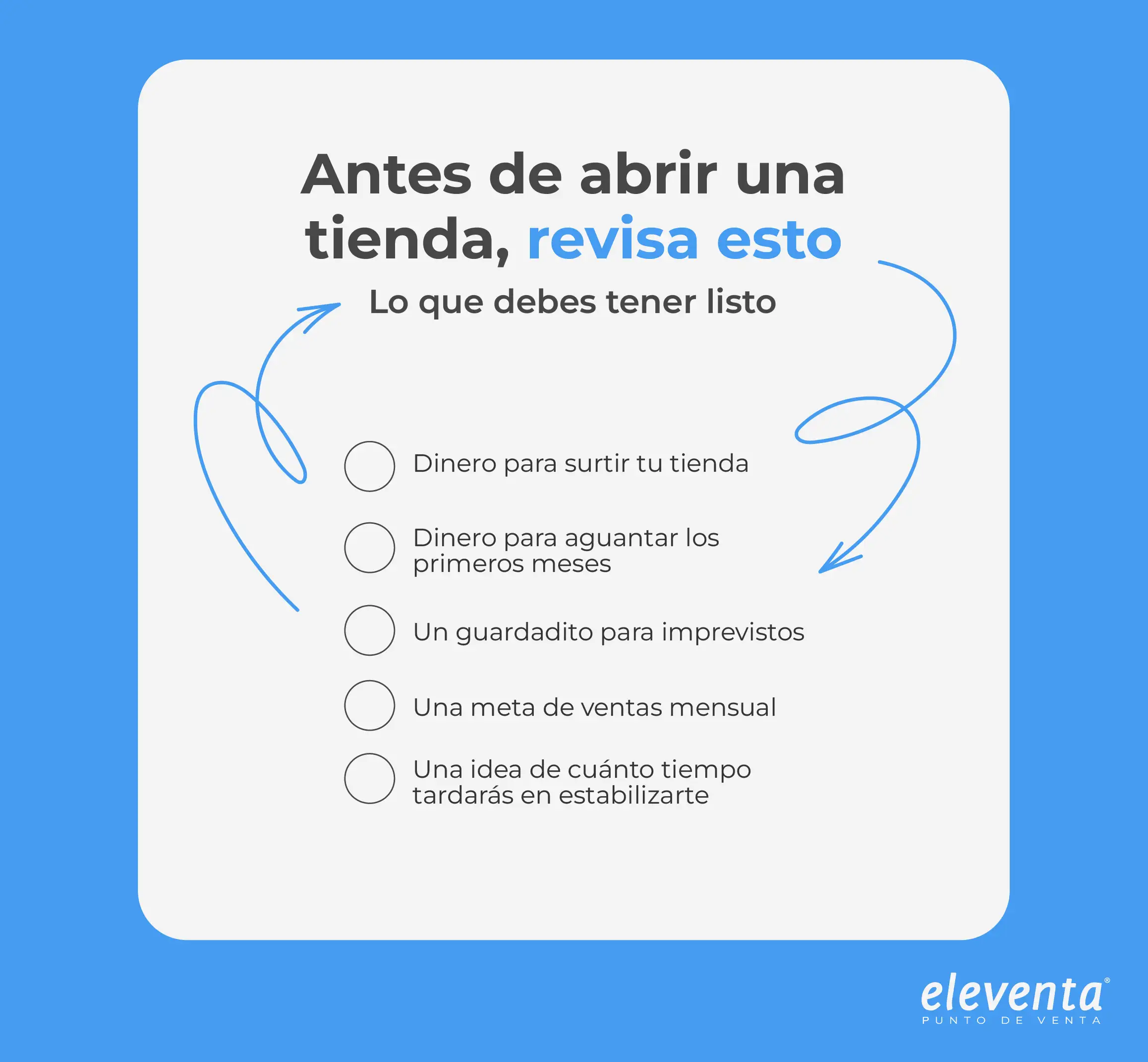 Cosas listas para tu tienda