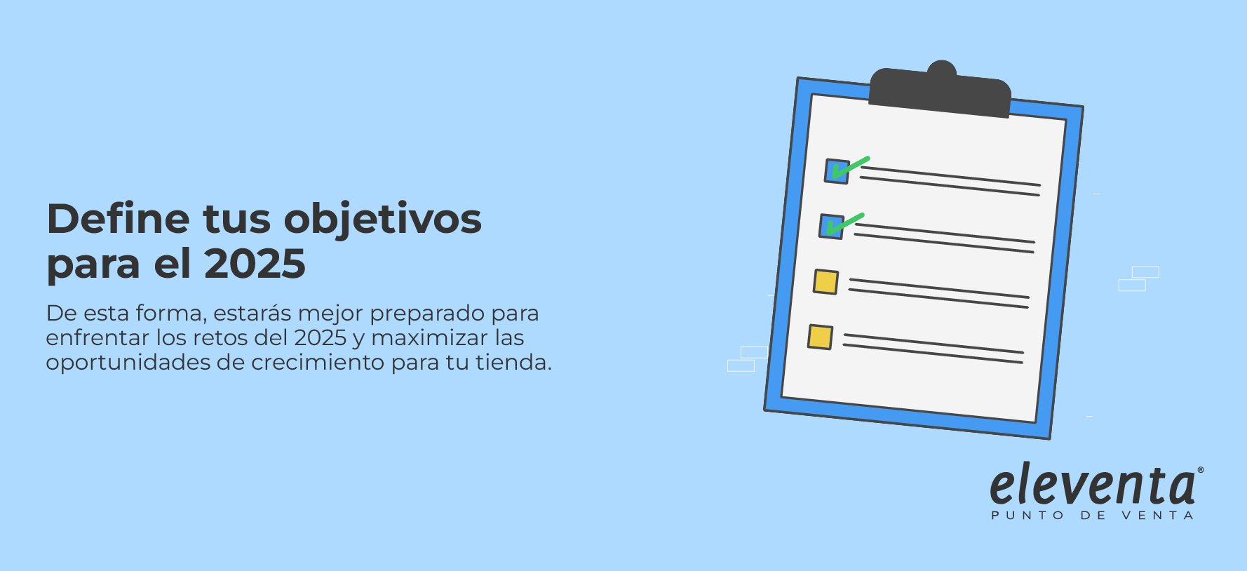 Define tus objetivos