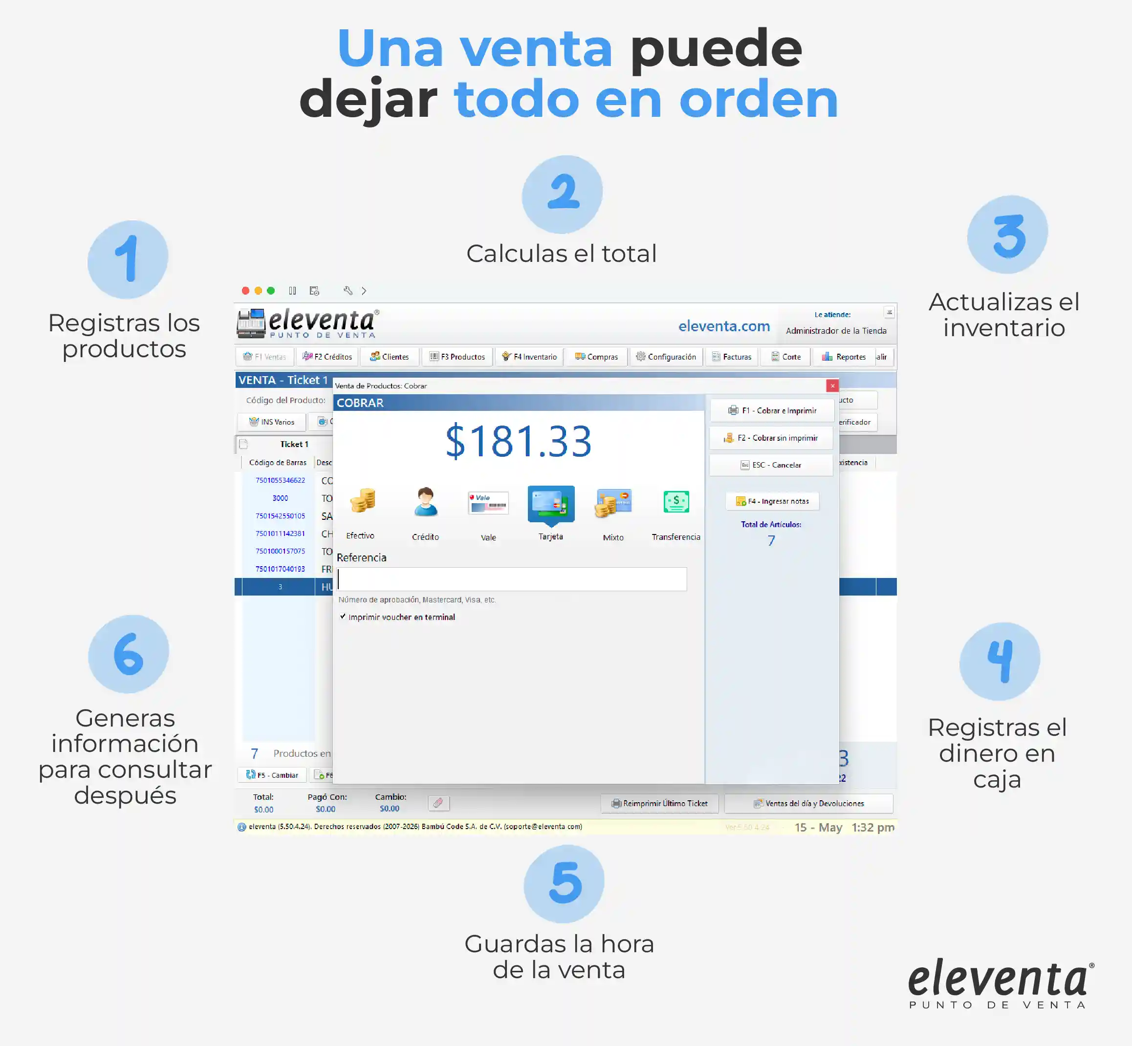 Orden en tu tiendita con eleventa