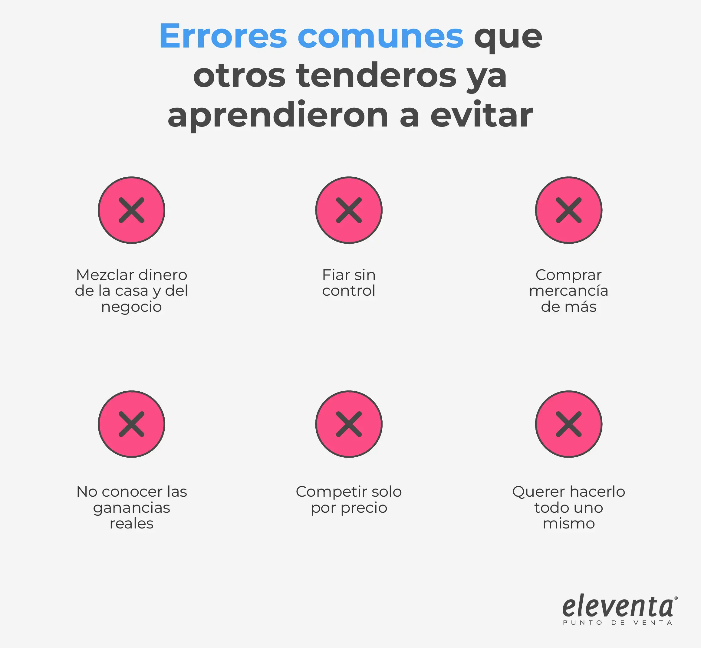 Errores comunes de tenderos