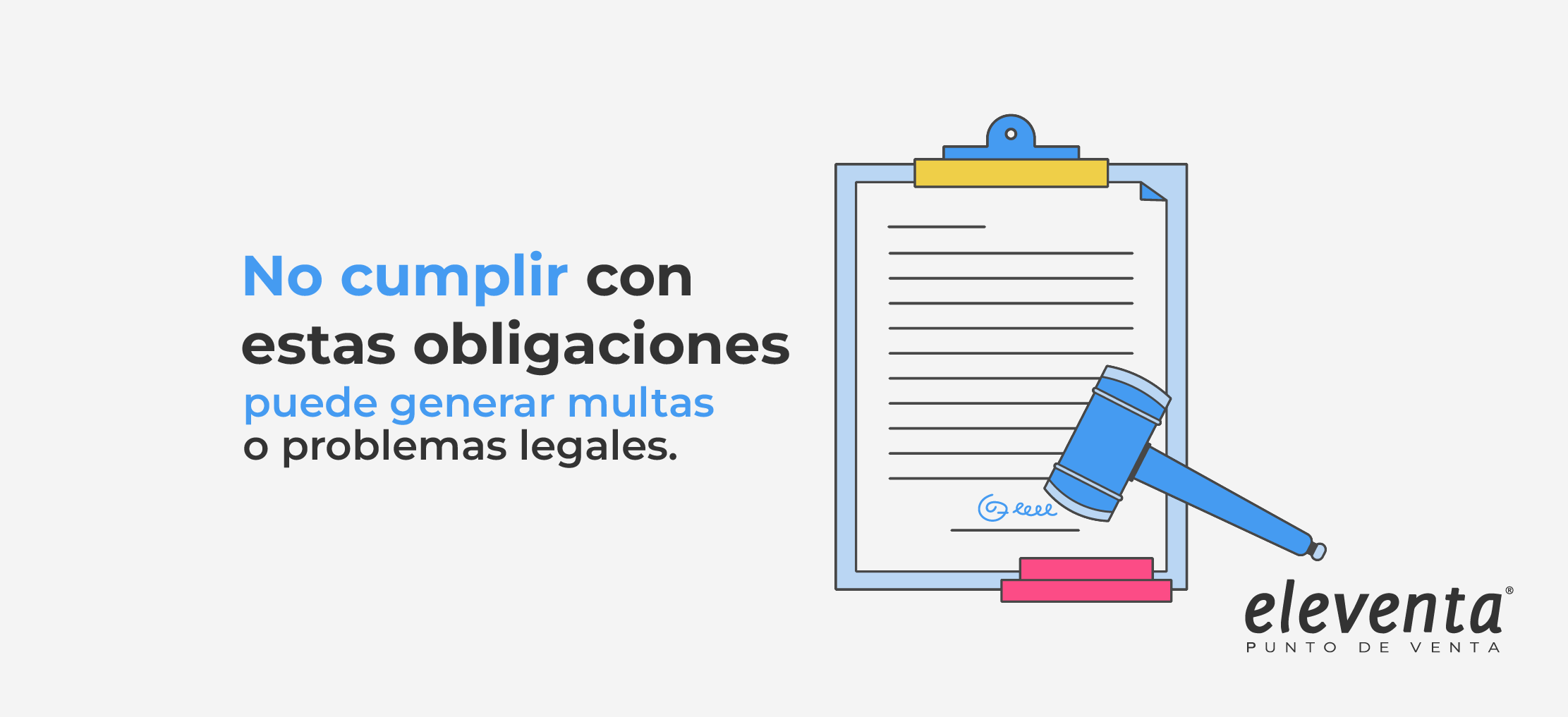 Evita problemas legales