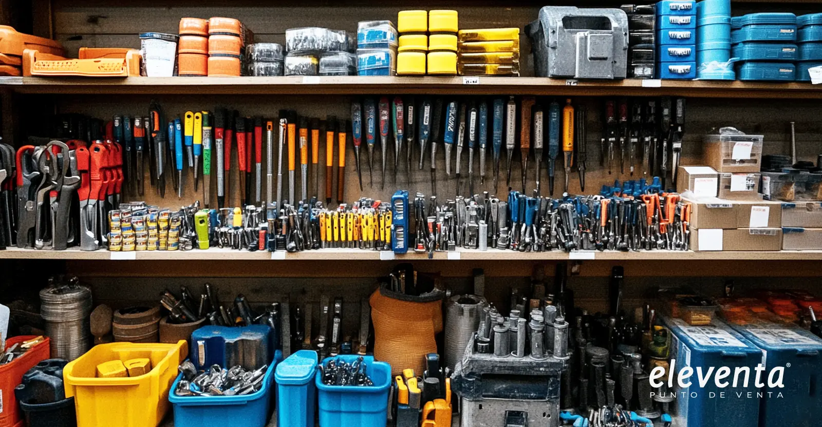 Almacena la mercancía más pesada lo más cerca posible del piso de venta