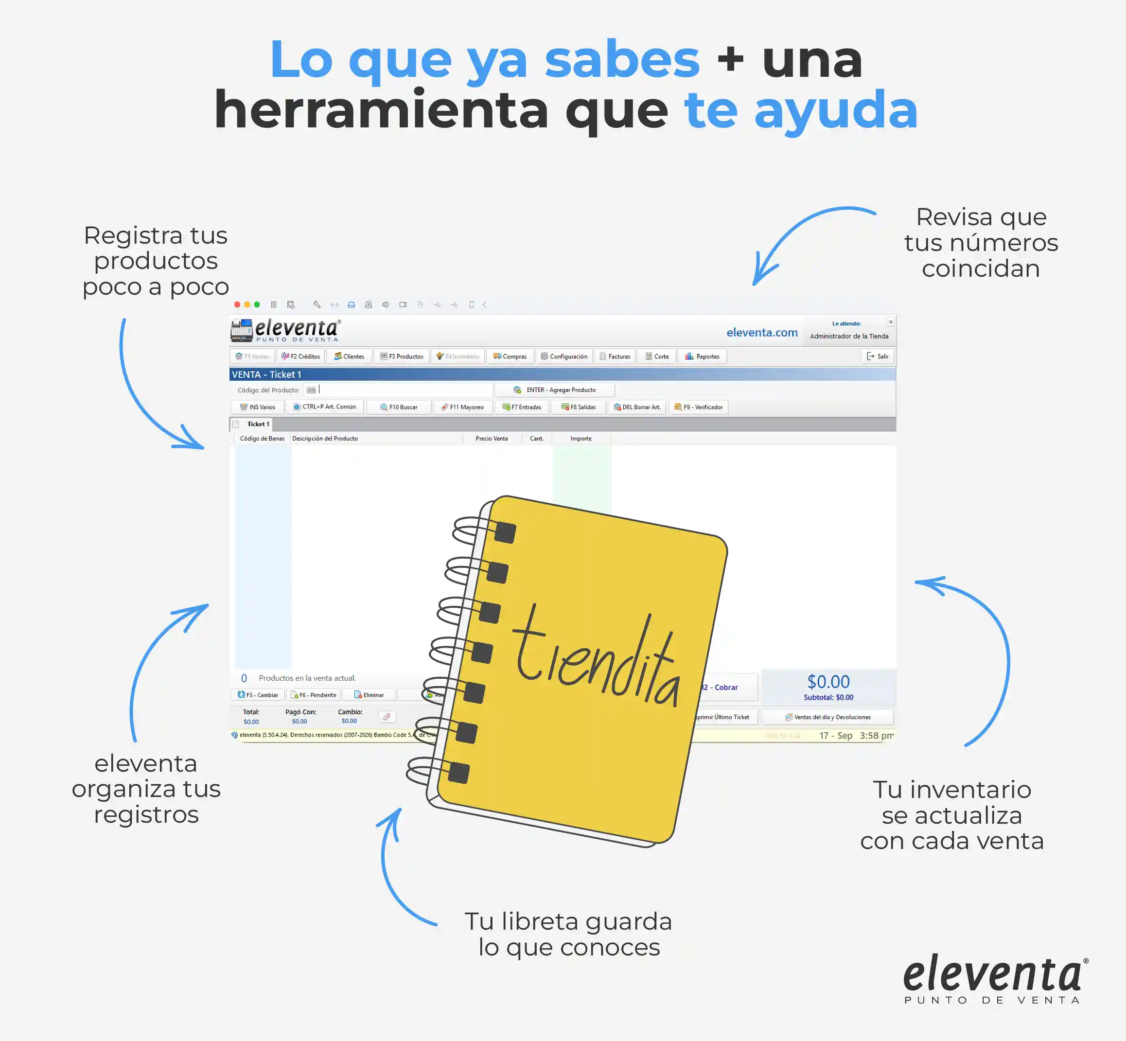 Libreta más eleventa