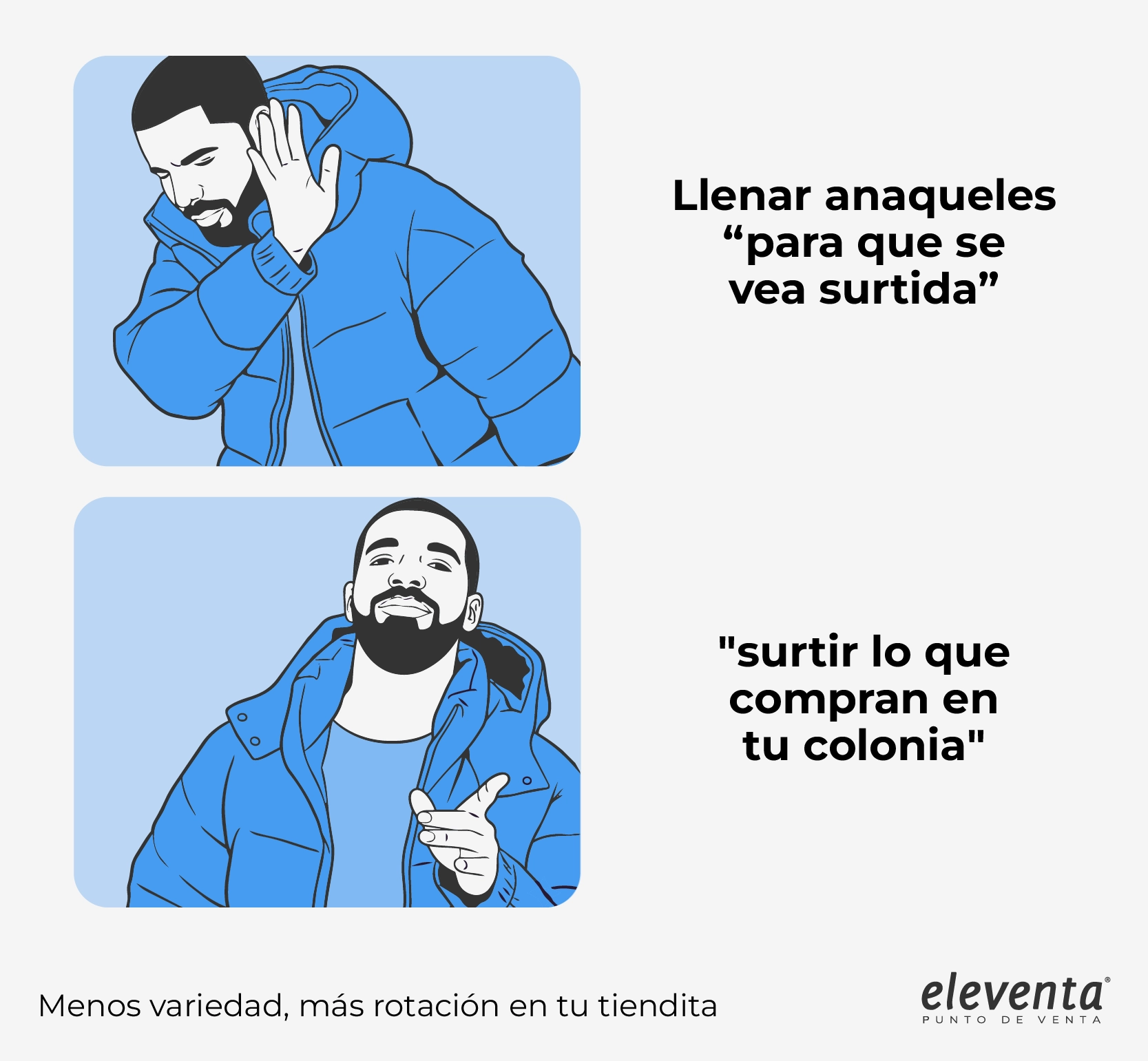 Menos variedad mejor rotación