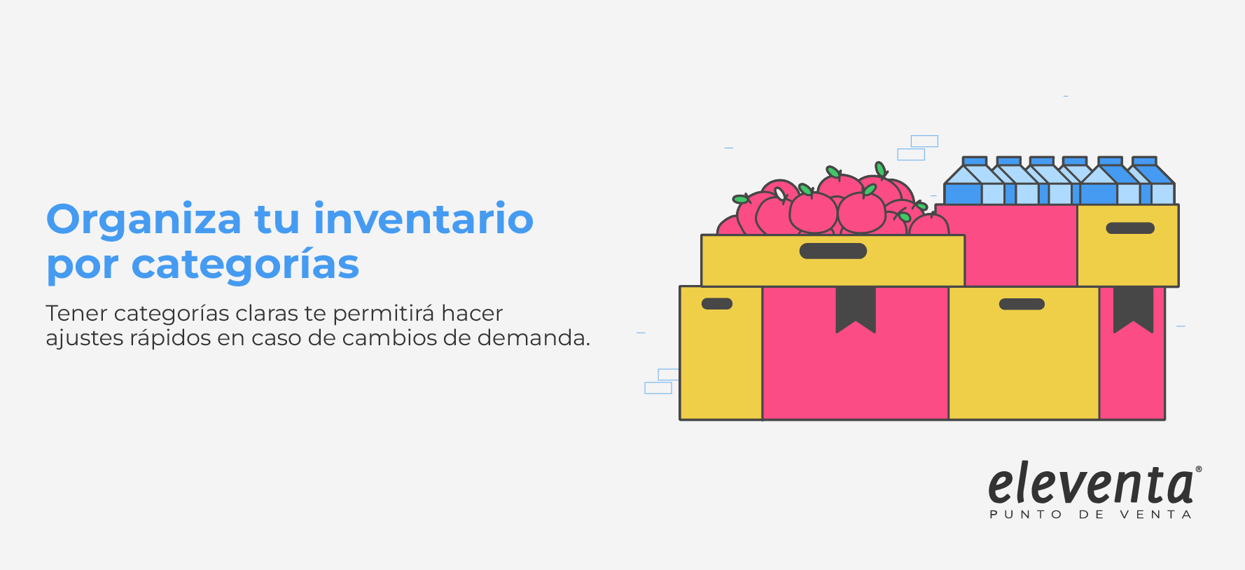 Organiza tu inventario en categorias