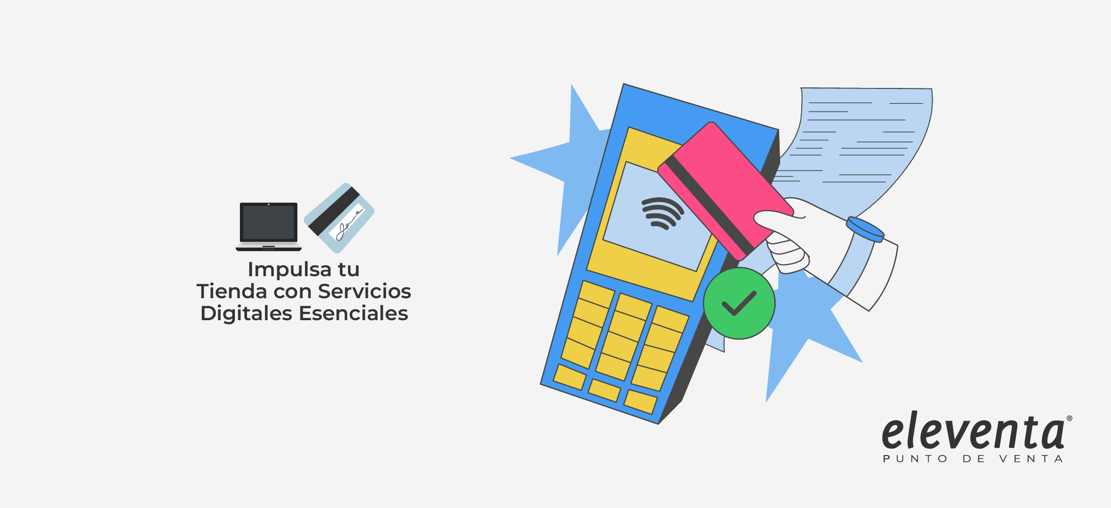 Servicios nuevos como pago con tarjeta