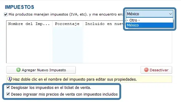 configuracion-impuestos