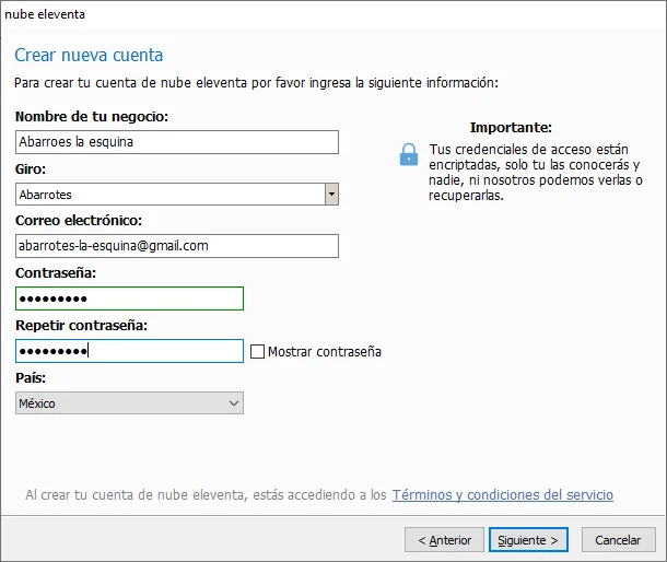 configuracion-nube-eleventa-crear-nueva-cuenta-informacion