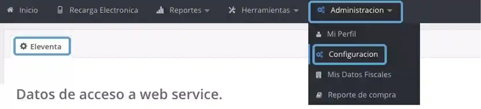 e5-ingresar-a-configuracion-eleventa-desde-portal-taecel.webp