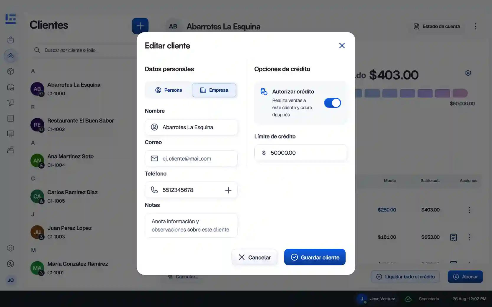 interruptor-permitir-ventas-a-credito