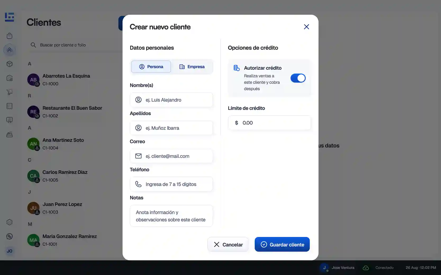 ormulario-de-nuevo-cliente-con-los-campos-de-nombre,-teléfono,-correo-y-límite-de-crédito-visibles