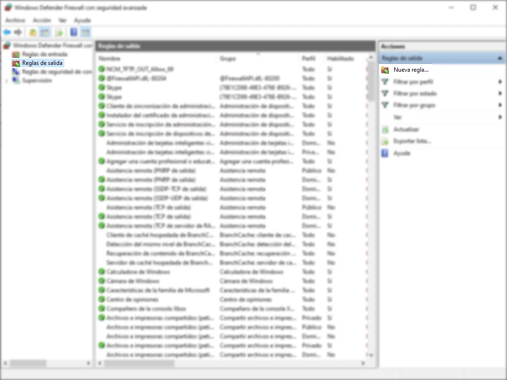 windows-corta-fuegos-regla-salida